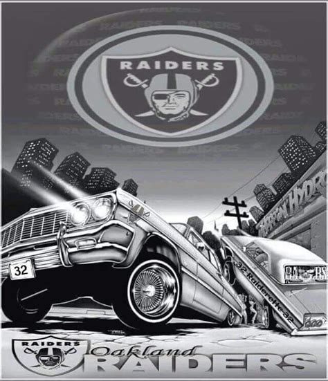 Raiders Raiders Tattoos Lowrider Art Raiders Car