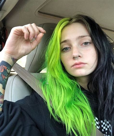 pinterest:lucidsque | Dyed hair, Split dyed hair, Cool hairstyles