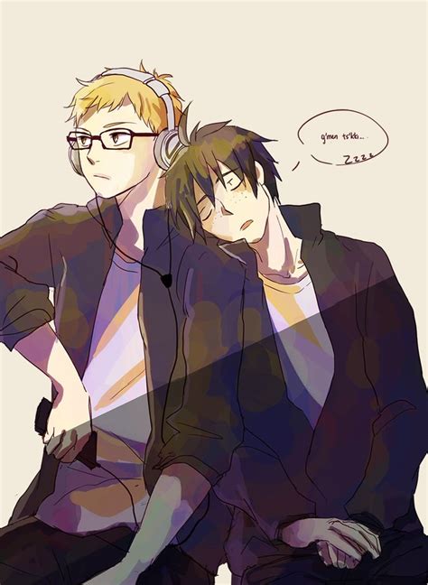 Pin On Tsukishima Kei And Yamaguchi Tadashi