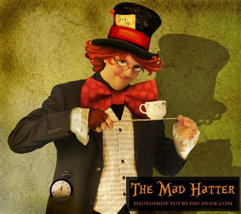 Alice In Wonderland Mad Hatter Photoshop Tutorial Photo