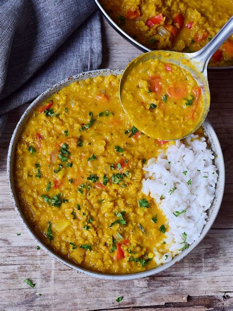 Red Lentil Dhal With Rice Toby And Roo