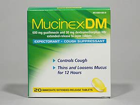 It originated for the name of this feature when it first came out, and then it spread to other platforms too. Mucinex DM - patient information, description, dosage and ...