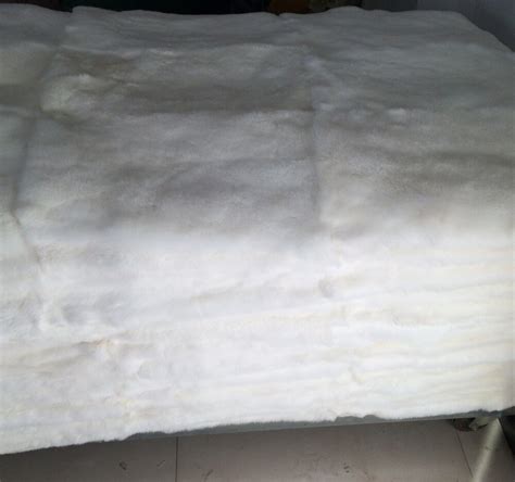 Looking for a good deal on rabbit rug? Top grade Rex Rabbit fur rug blanket Natural white Rex ...