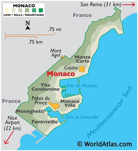 Monaco Maps And Facts World Atlas