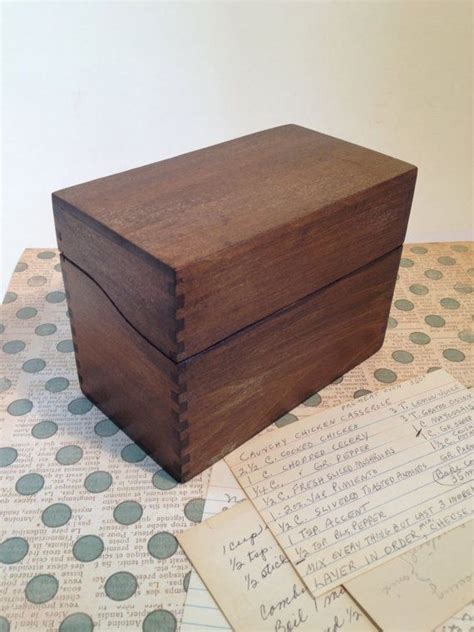 Dovetail Recipe Box Plans Woodworking Projects And Plans