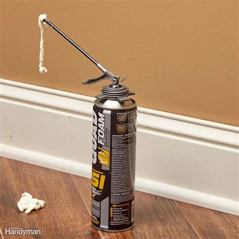 Expanding foam, also known as insulation foam, is used for filling gaps, stopping draughts, insulation and dampening sound. Be Careful Where You Set the Can! - A problem with ...