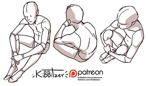 Sitting On The Floor Reference Sheet Preview Kibbitzer Drawing