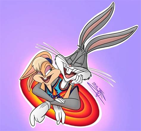 Bugs Bunny And Lola Bunny Space Jam In Looney Tunes Show Bugs And Lola Bugs Bunny Drawing