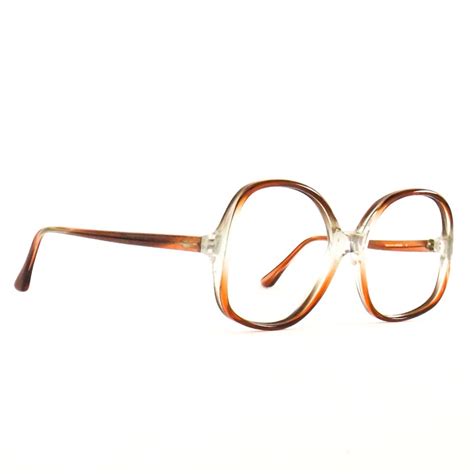 oversize round eyeglasses vintage 70s 80s nos eye glasses etsy