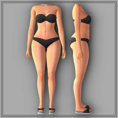 Female Body Preset N The Sims Create A Sim Curseforge