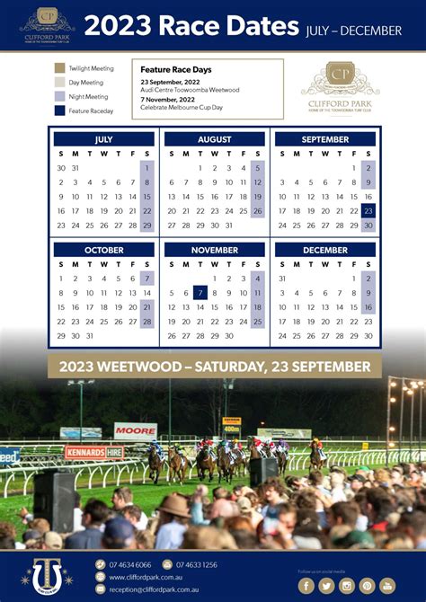 Race Dates Clifford Park Racecourse