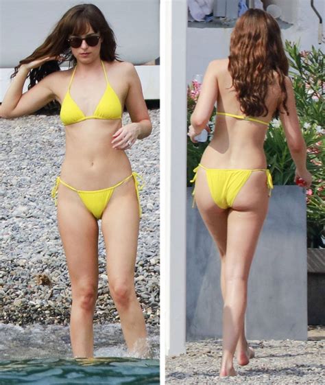 Jamie Dornan Dakota Johnson Flaunt Hot Beach Bods Filming Fifty