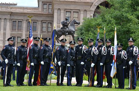 The Honor Guard Represents Plano At The Texas Peace Officer Memorial In