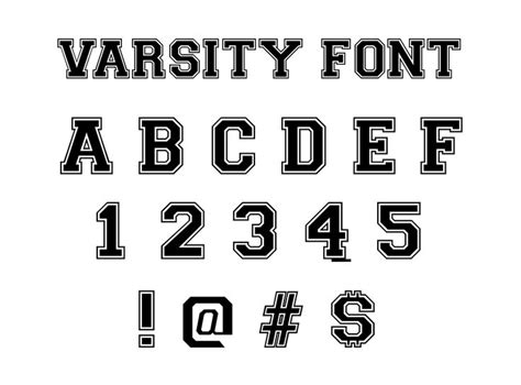 Varsity Font Svg Varsity Alphabet Svg College Varsity Etsy In 2022