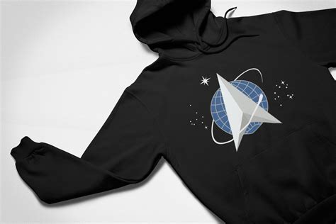 Space Force Logo Hoodie United States Space Force Hooded Etsy