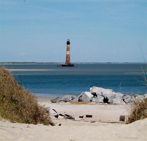 Morris Island Lighthouse Off Of Folly Beach Sc I Miss This