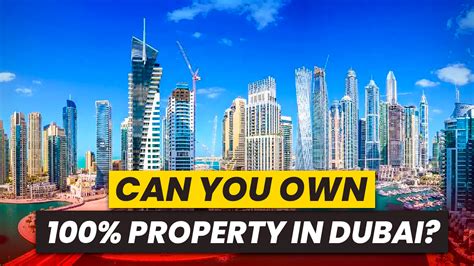 Can You Own 100% Property in Dubai? - GG Benitez InternationalGG