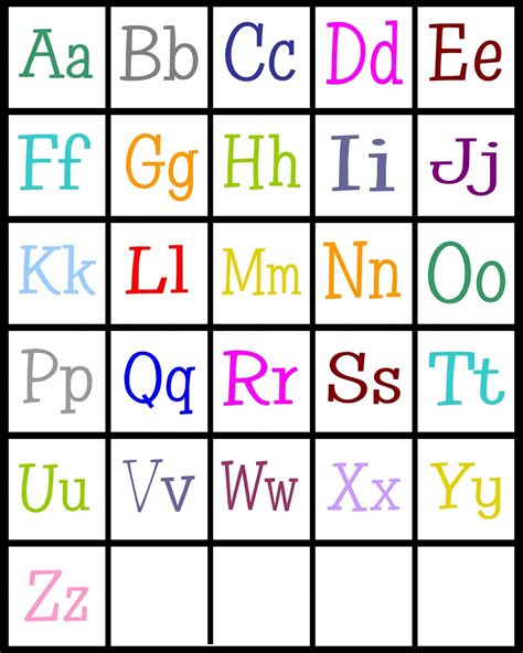 Download alphabet letters stock photos. Alphabet Printable for Preschool | Activity Shelter
