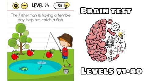Brain Test Tricky Puzzles Level 71 72 73 74 75 76 77 78 79 80