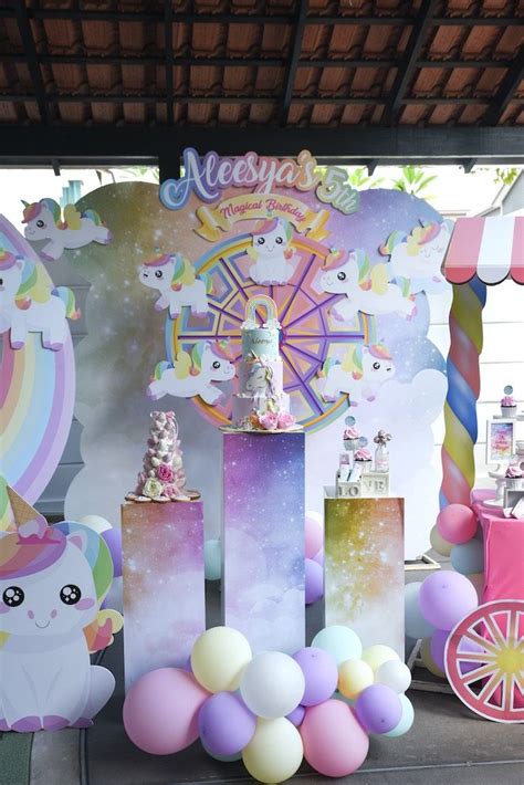 Karas Party Ideas Unicorns And Rainbows Birthday Party Karas Part