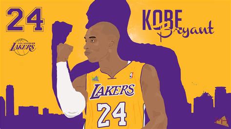 Lakers Kobe Jersey Wallpaper Kobe Bryant 8 Los Angeles Lakers Yellow