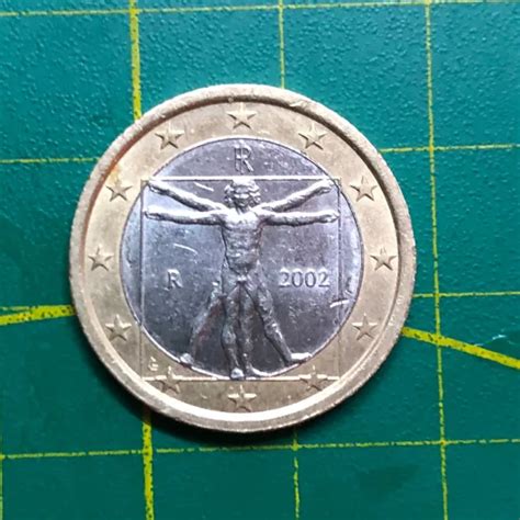 1 Euro MÜnze Italien 2002 Fehlprägung Italien Leonardo Da Vinci Eur 5