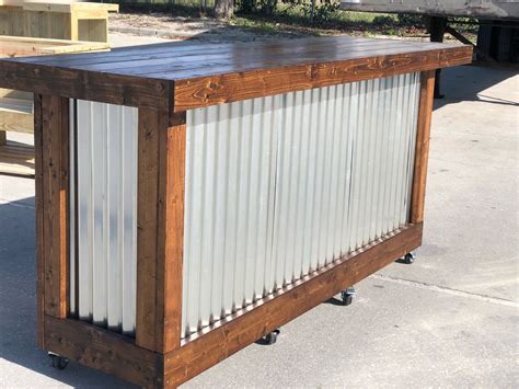 10 Corrugated Metal Outdoor Bar