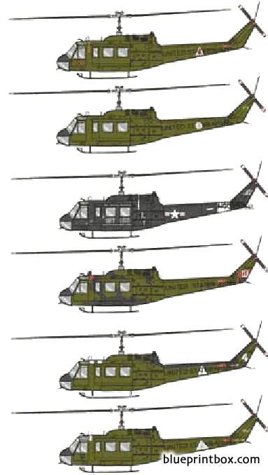 Bell 205 Uh 1d Huey Free Plans And Blueprints Of