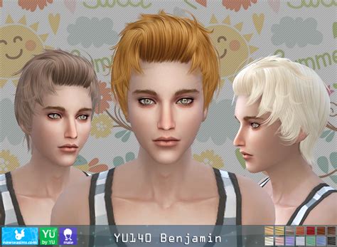 Sims 4 Ccs The Best Male Hair By Newsea