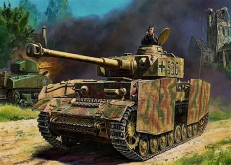 World War German Tiger Tank Battle Scenery Painting Paint By Numbers
