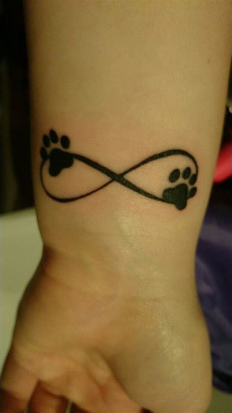 Infinity And Paw Print Tattoo Pawprint Tattoo Dog Paw Tattoo Dog