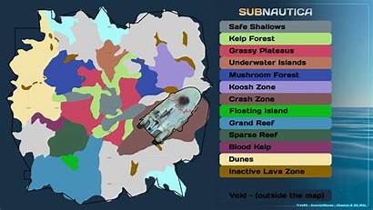 Subnautica Map Biome Reef Base Guide Wikia