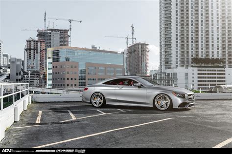 Matte Grey Mercedes Benz S63 Amg Coupe With Adv1 Wheels