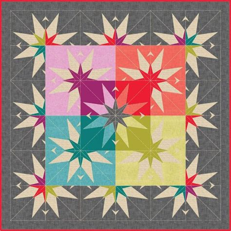 Country Star Barn Quilt Pattern Purple Daisies Quilting