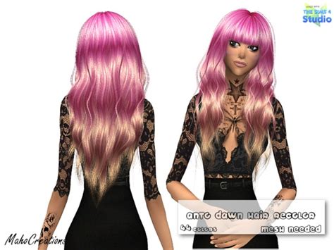 Mahocreations Anto Dawn Hair Recolor Mesh Needed