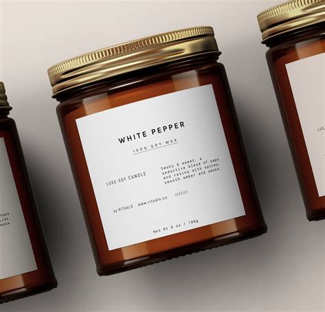 Candle Label Template Free