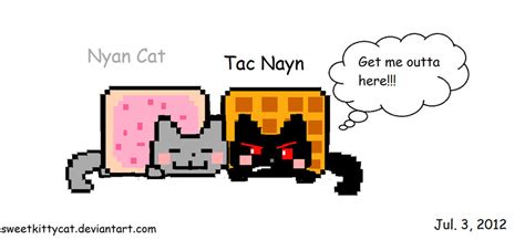 Nyan Cat And Tac Nayn By Sweetkittycat On Deviantart