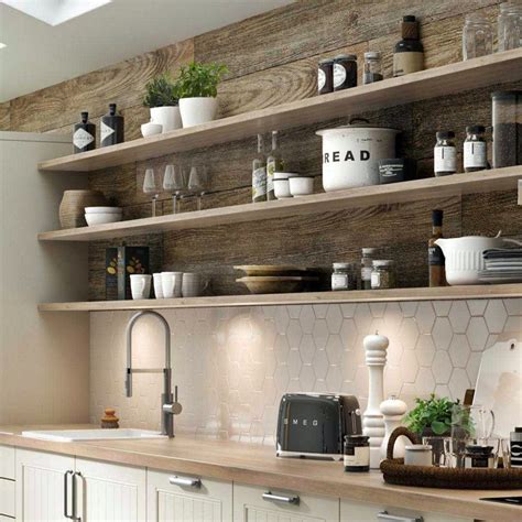 6 Stunning Kitchen Wall Shelving Ideas Dream House