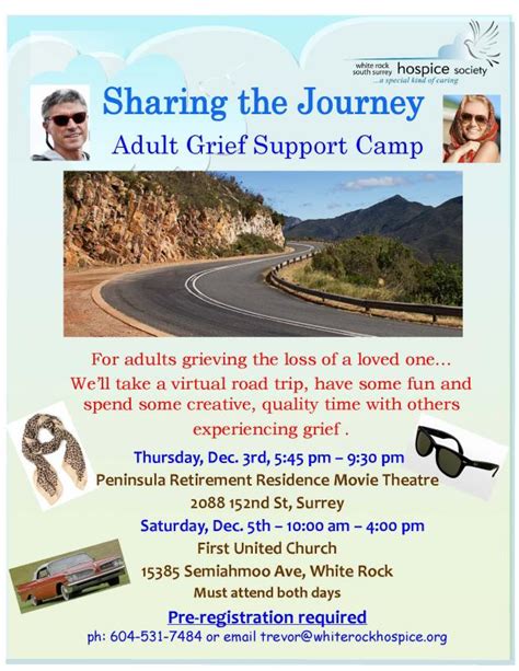 Adult Grief Camp Peace Arch Hospice Society