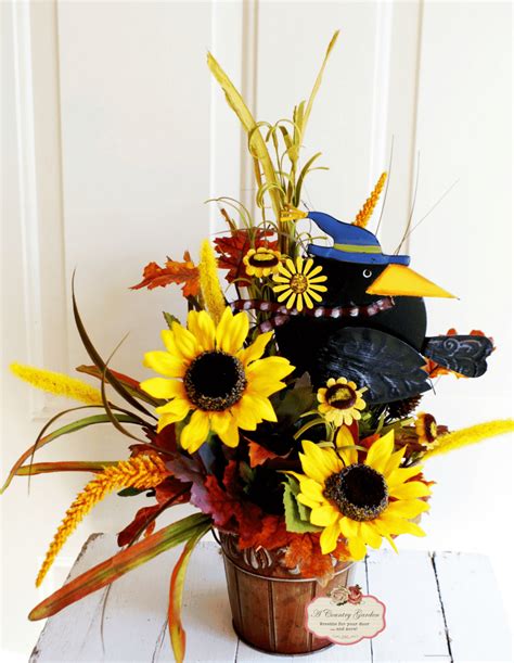 Fall Floral Sunflower Arrangement