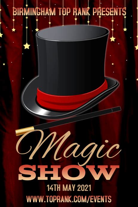 Copy Of Magic Show Poster Template Postermywall