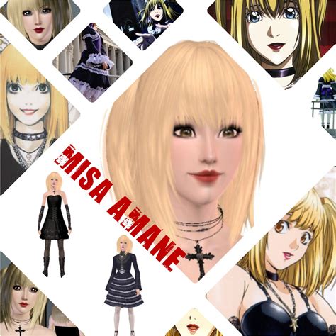 Kity Sims ♡ 6 Sims 3 Misa Amane ~ Death Note ~ Anime And Manga