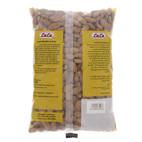 Lulu Almond Usa 20 22 1kg Online At Best Price Roastery Nuts Lulu Uae