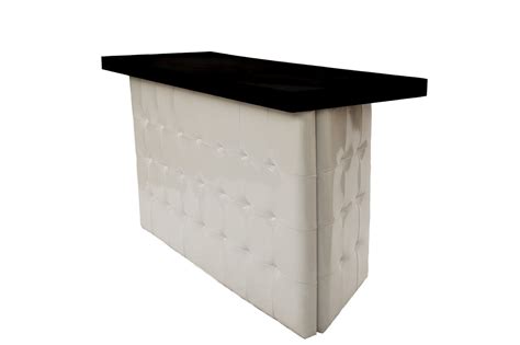 This issue is caused by. White Tufted Bar - Black Top