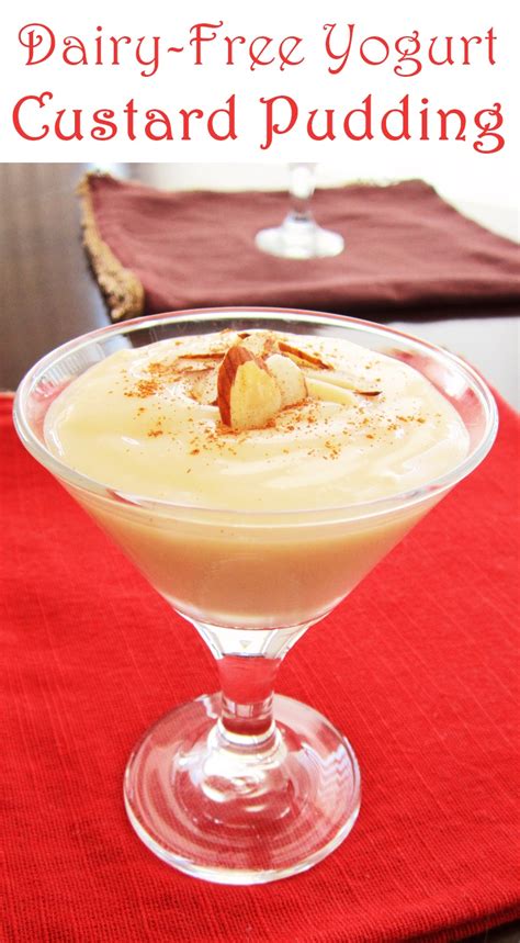 250g of pudding rice, 600ml of water, 400ml of coconut milk, 150g of dried pineapple, dried mango, or a mix of both, 1 tbsp of coconut palm sugar, optional. Dairy-Free Yogurt Custard Pudding Recipe - Go Dairy Free