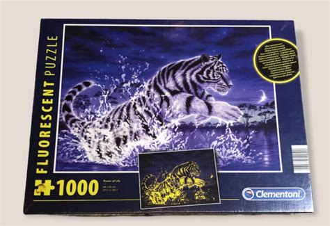 Clementoni Power Of Life 1000 Piece Fluorescent Jigsaw Puzzle For Sale