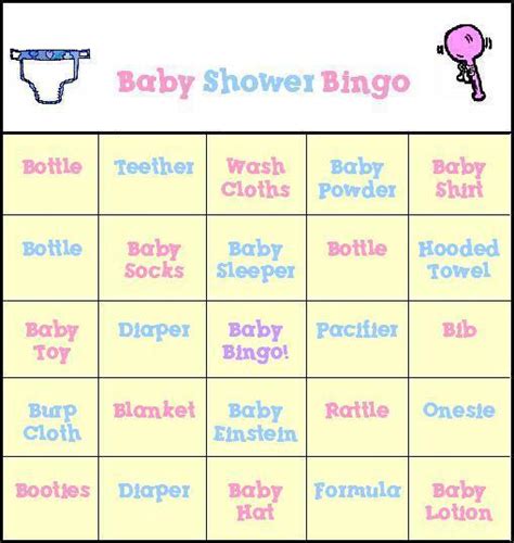 Generate and print baby shower bingo cards from a baby shower word list. Baby Shower Bingo! Free printable baby shower bingo cards