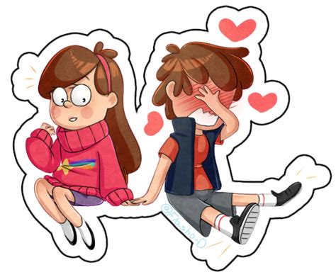 blushing by flasho d on deviantart pinecest gravity falls art cute anime character
