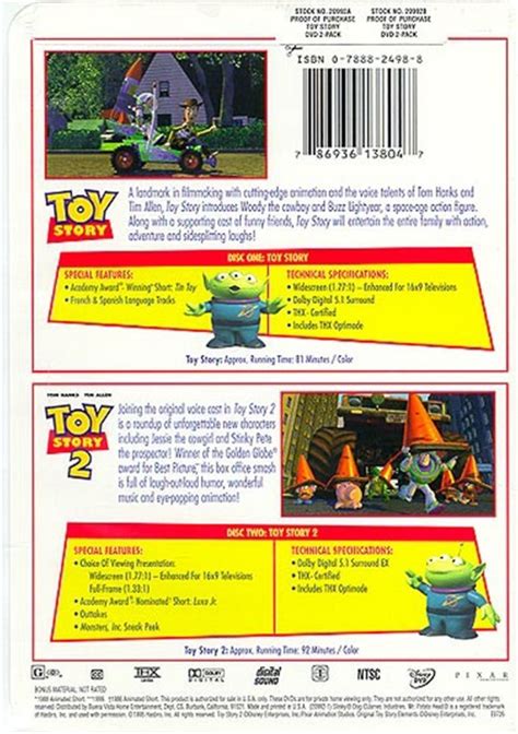 Toy Story Toy Story 2 2 Disc Dvd Set Dvd 1999 Dvd Empire