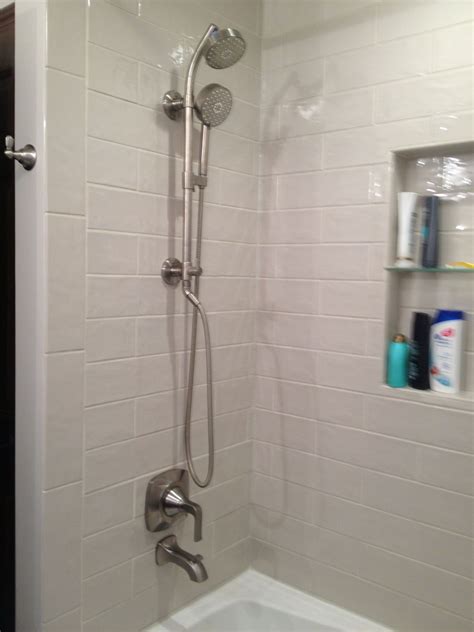 Kohler Hydrorail S With Awaken Head And Hand Shower And Rubicon